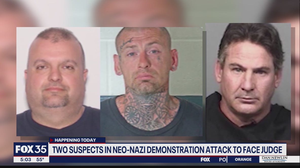 2 suspects in Neo-Nazi demonstration attack to face judge